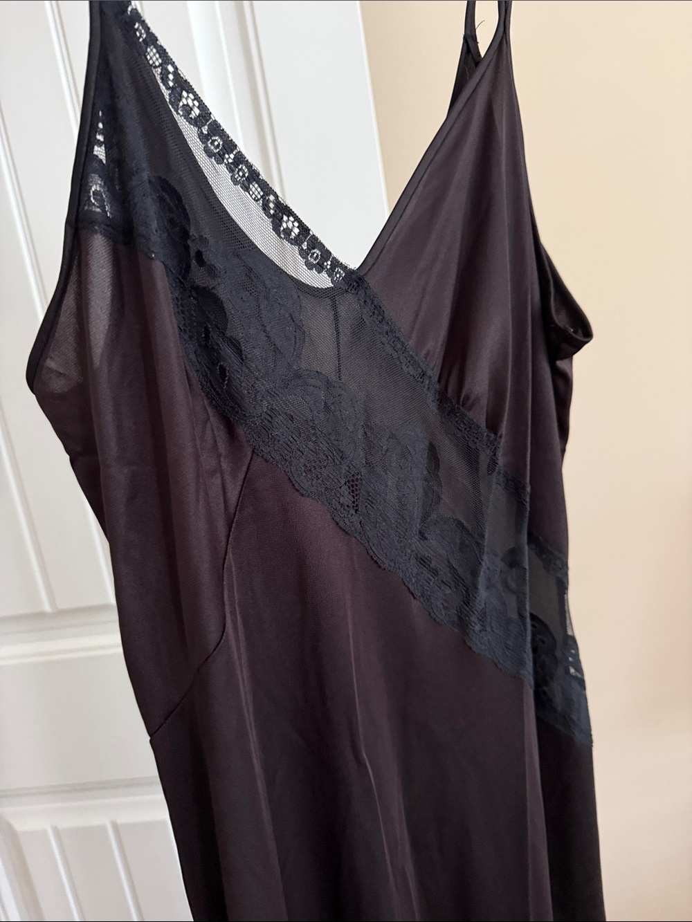 Agent Provocateur Black Lace-Trim Slip - Picture 5 of 6